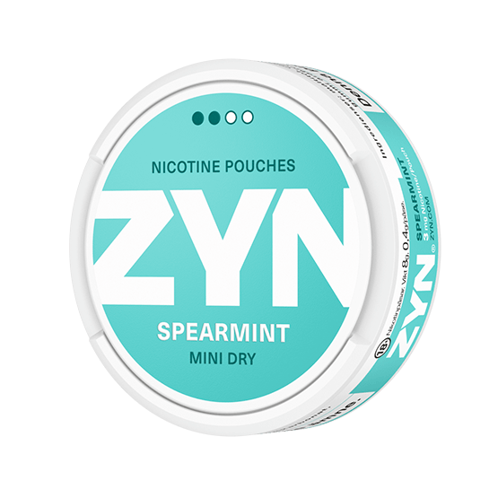 ZYN Spearmint Mini Dry 3mg, Zyns, Zyn nicotine pouches
