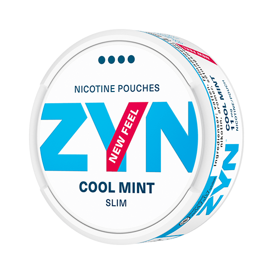 zyn slim cool mint extra strong S4, zyn, zyns, zyn pouches, zyn nicotine pouches