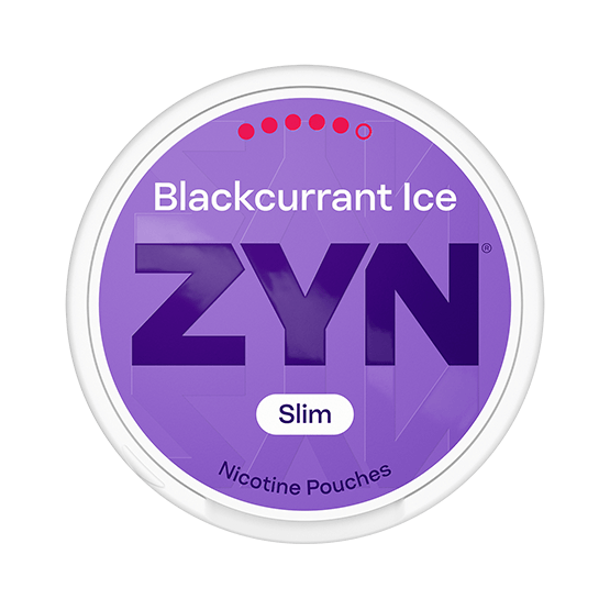 ZYN Blackcurrant Ice Slim S5, ZYN, Zyn, zyn nicotine pouches, zyn snus
