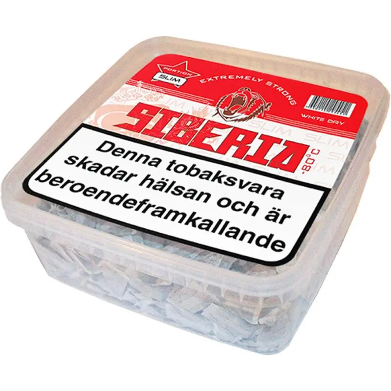 Siberia White Dry Extremely Strong Slim 500 gr box