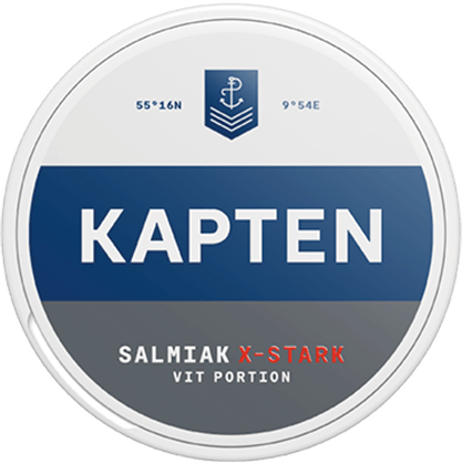 Kapten White Salmiak Extra Strong