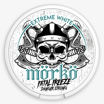 mörkö fatal freeze danger strong, mörkö nicopods, nicopods, killapods, mörkö snus, mörkö freeze, strong nicotine pouches