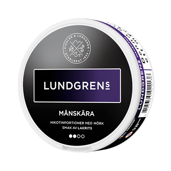 Lundgrens Månskära All White, LUNDGRENS SNUS, LUNDGRENS ALL WHITE, snus, nicotine pouches