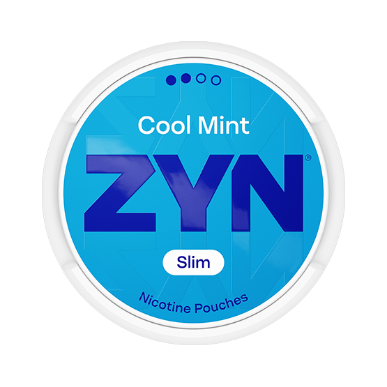 ZYN Cool Mint Slim S2 nicotine pouches can — 6mg Normal balanced cool mint slim format