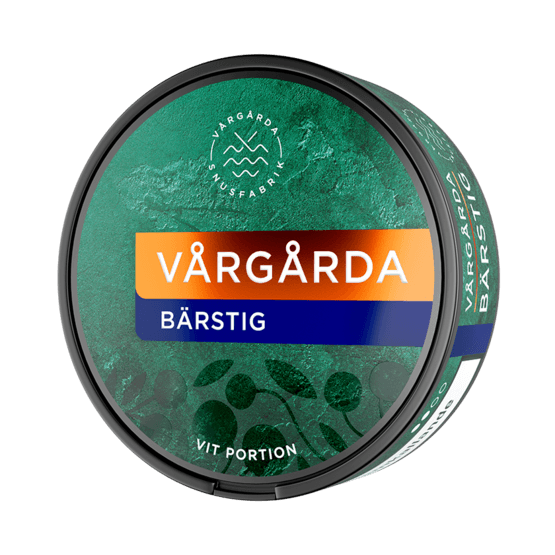 Vårgårda Bärstig White Portion snus, Vårgårda Bärstig snus, Vargarda Barstig snus