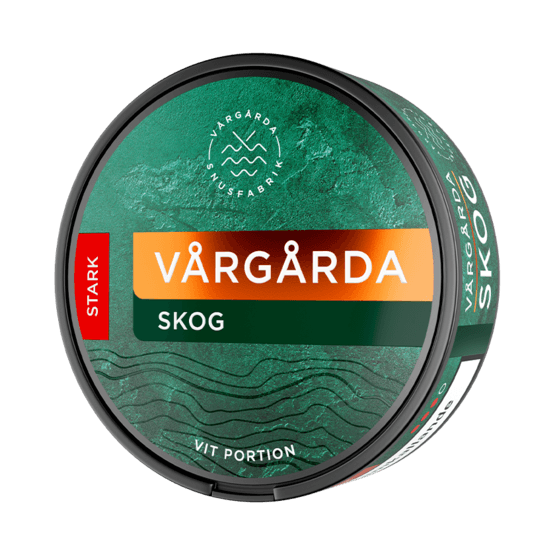 Vårgårda Skog Strong White portion, Vårgårda Skog Stark snus, Vargarda snus