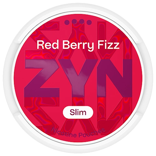 ZYN Red Berry Fizz Slim S4 nicotine pouches can — 11mg Extra Strong red berries citrus spilanthol fizz slim format