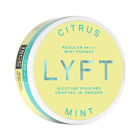 LYFT Citrus mint mini, LYF Citrus & mint mini, LYFT nicotine pouches, Buy LYFT nicotine pouches, LYFT snus