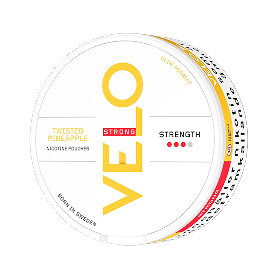 VELO Twisted Pineapple, velo nicotine pouches in sydnet, velo snus, velo snooze, all white snus in sydney, snus in sydney