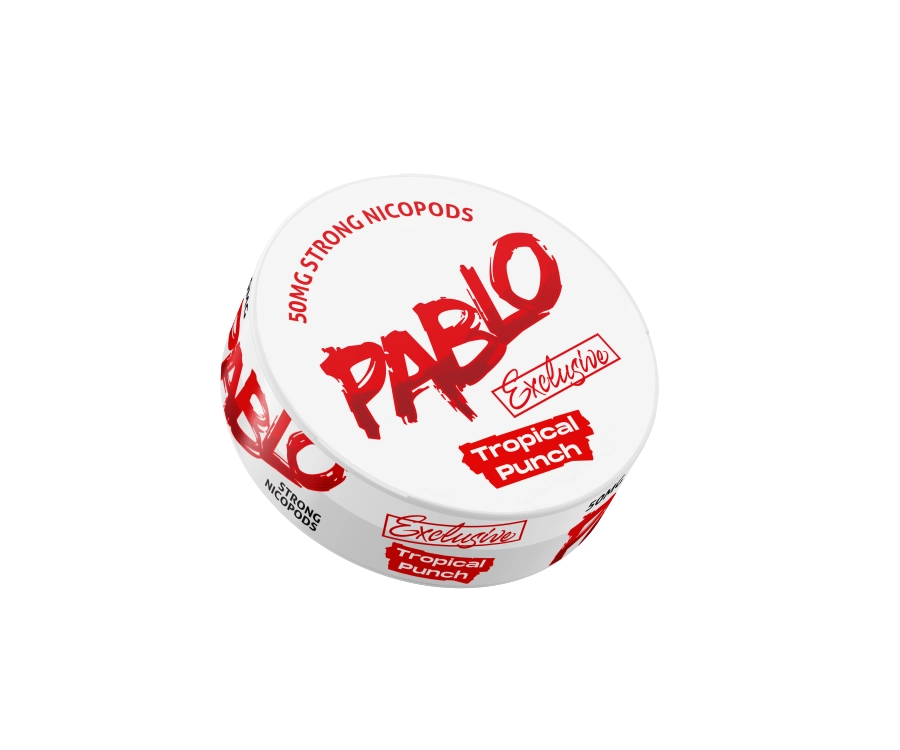 pablo tropical punch nicotine pouches, pablo snus