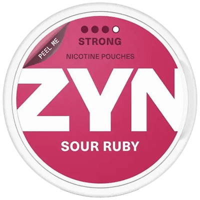 ZYN Slim Sour Ruby Strong 11 mg, zyn ruby berry, strong zyns, zyn us, zyns us, zyn usa, zyn nicotine pouches, Buy Zyns in US