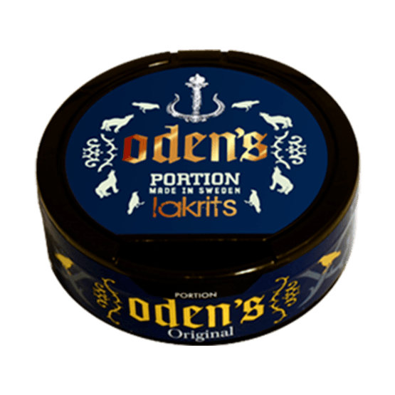odens licorice portion snus, oden snus, odens licorice snus