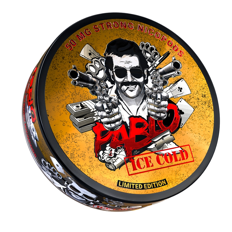 Pablo Ice Cold 50mg Limited Edition, Pablo snus, Pablo nicotine pouches, strong nicotine pouches, Pablo snus in USA, Pablo nicotine pouches in the US