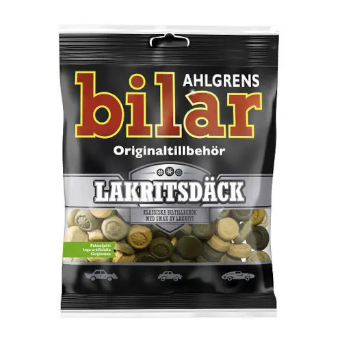 Ahlgrens bilar Licorice Tire 110g