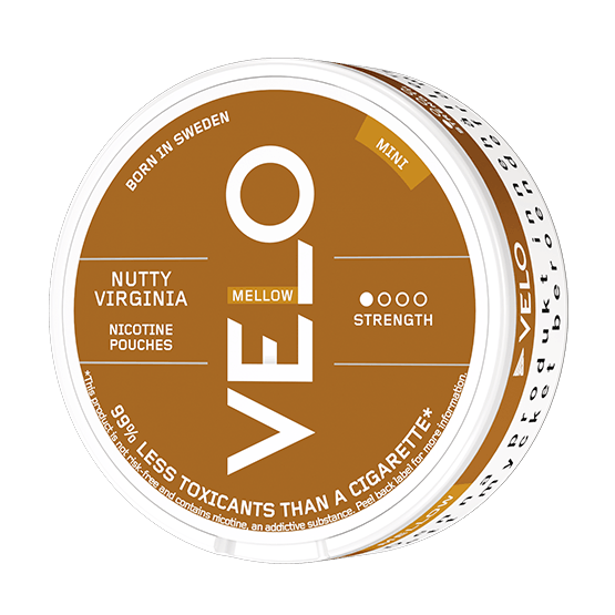 VELO nutty virginia, VELO Virginia, VELO mini nicotine pouches, VELO nicotine pouches mini, buy VELO nicotine pouches