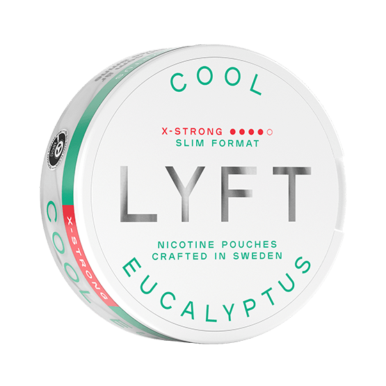 LYFT Cool Eucalyptus, LYFT Cool Eucalyptus X-Strong, lyft nicotine pouches, buy lyft eucalyptus