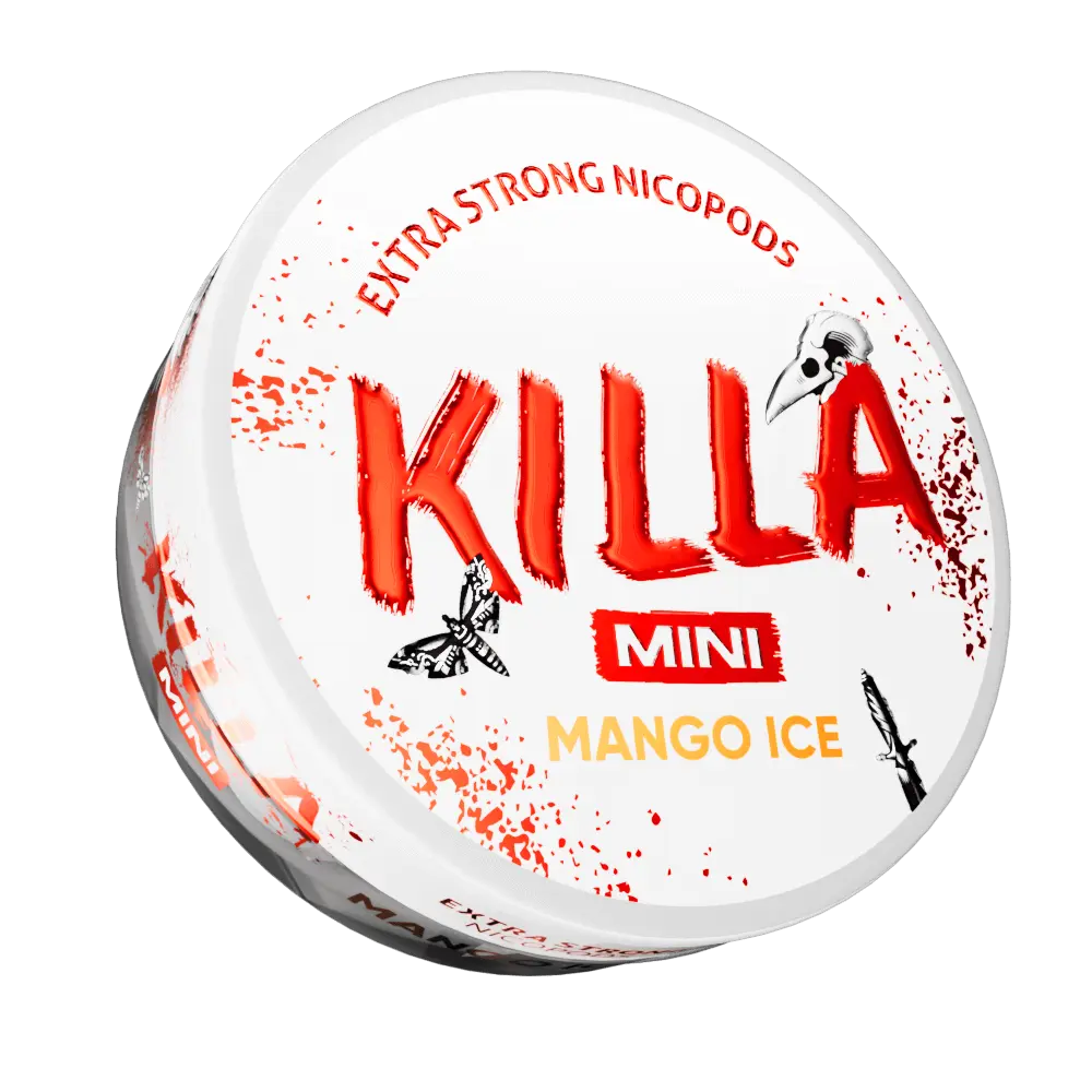 killa mini mango, killa snus, killa mini, killa nicopods, killa nicotine pouches