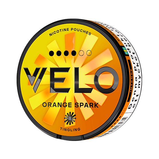 VELO Orange Sparks, ELO Orange Spark 10.9mg, orange nicotine pouch, VELO Orange Spark vs ZYN Citrus, extra strong citrus nicotine pouch