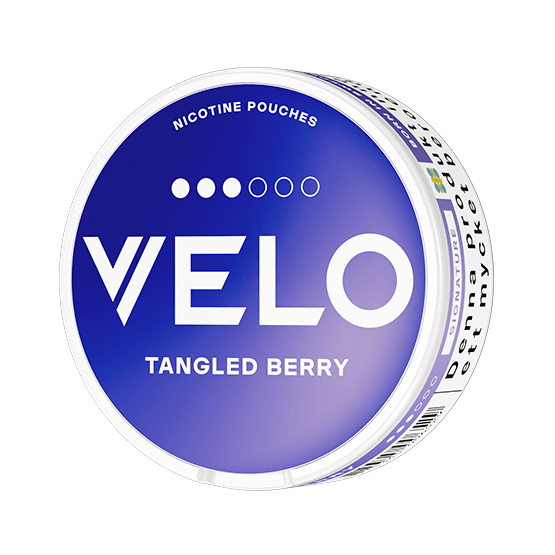 VELO Tangled Berry, all white snus in australia, all white snus in melbourne, tobacco free dip in sydney, velo nicotine pouches, velo snus, velo snus australia