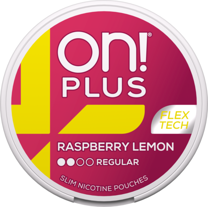 on! PLUS Raspberry Lemon Regular