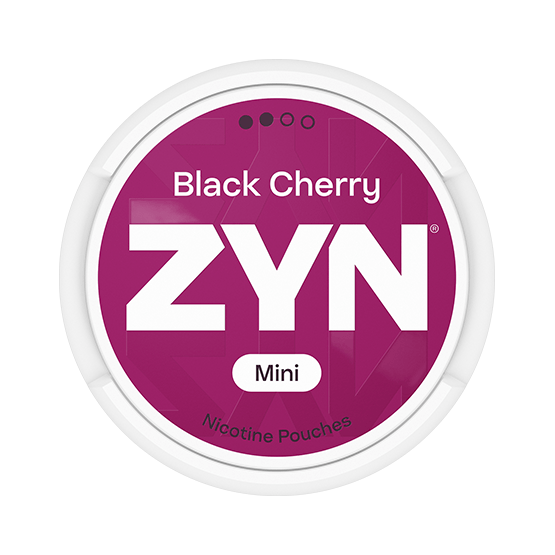 ZYN Black Cherry Mini S2 nicotine pouches can — 3mg Light warm dark cherry wild berries vanilla Mini format