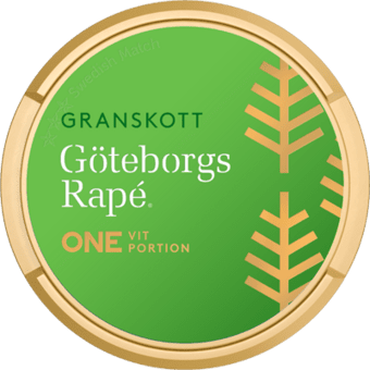 Göteborgs Rapé ONE White Granskott